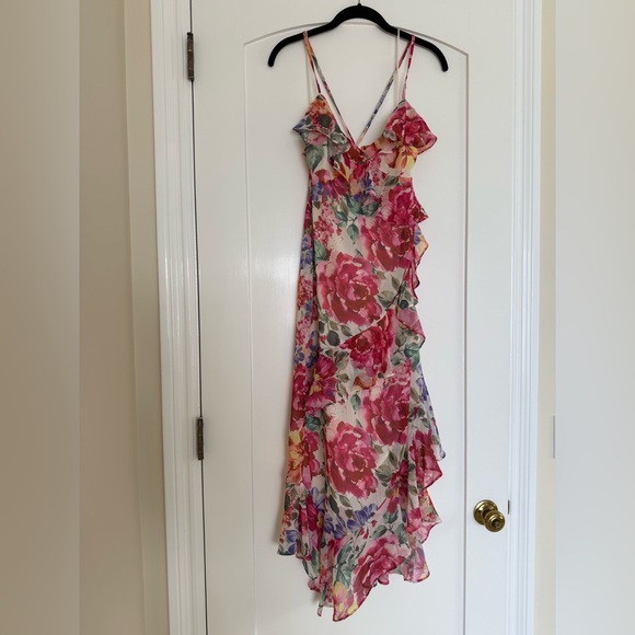 Vici, Garden Bliss Floral Tiered Midi Dress - Picture 6 of 14